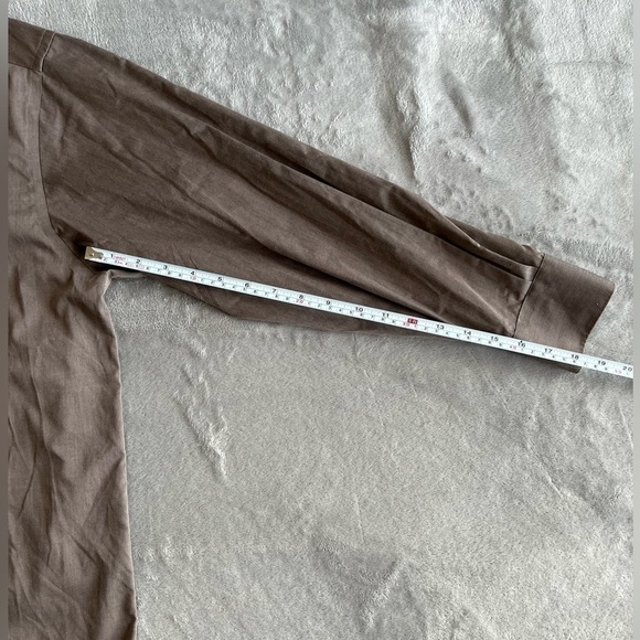 Concept by Claiborne long sleeves brown dress shirt size 15.5 - Picture 7 of 8